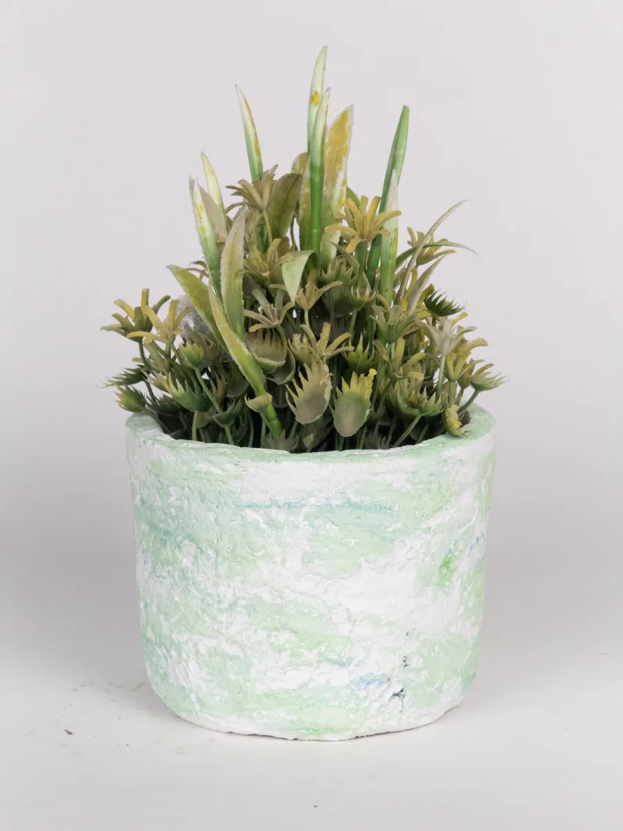Classic Ceramic Planter — 5" Dia × 8" Height — Primary View