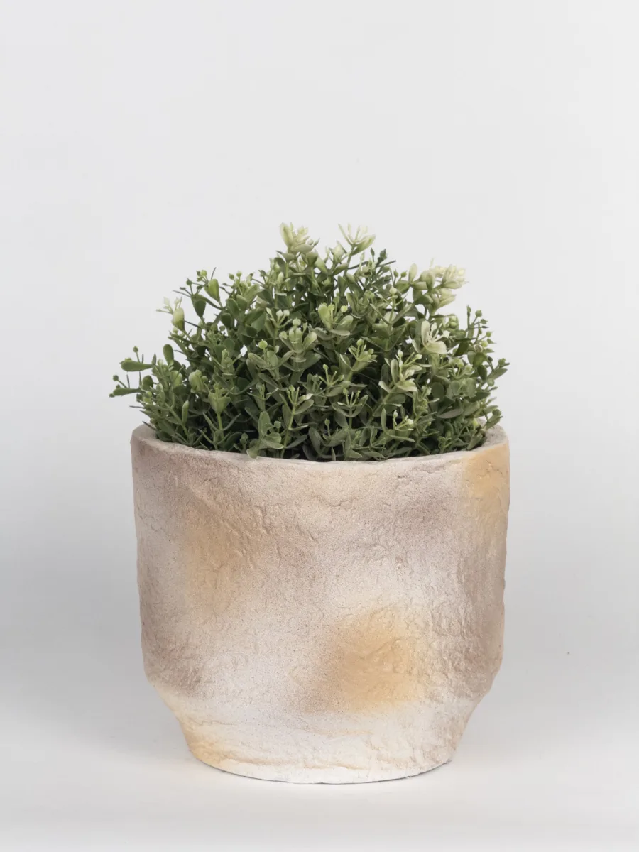 Classic Ceramic Planter — 5" Dia × 4" Height — Primary View