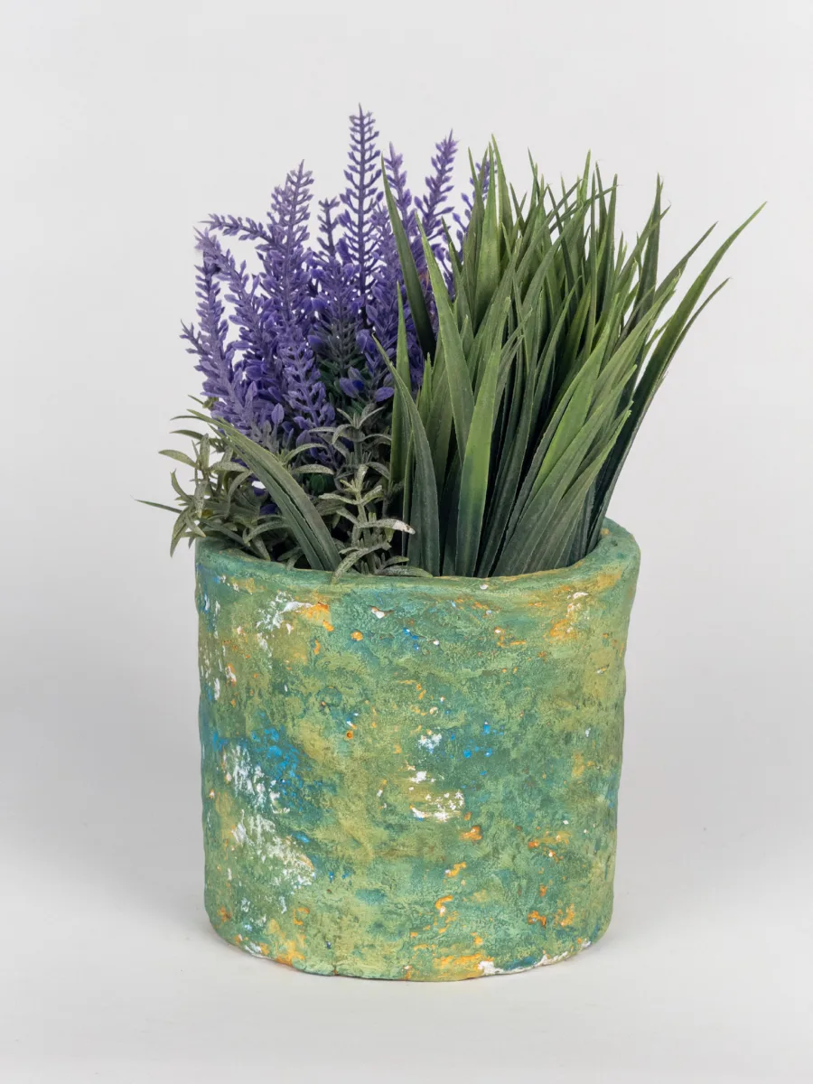 Classic Ceramic Planter — 5" Dia × 4" Height — Primary View
