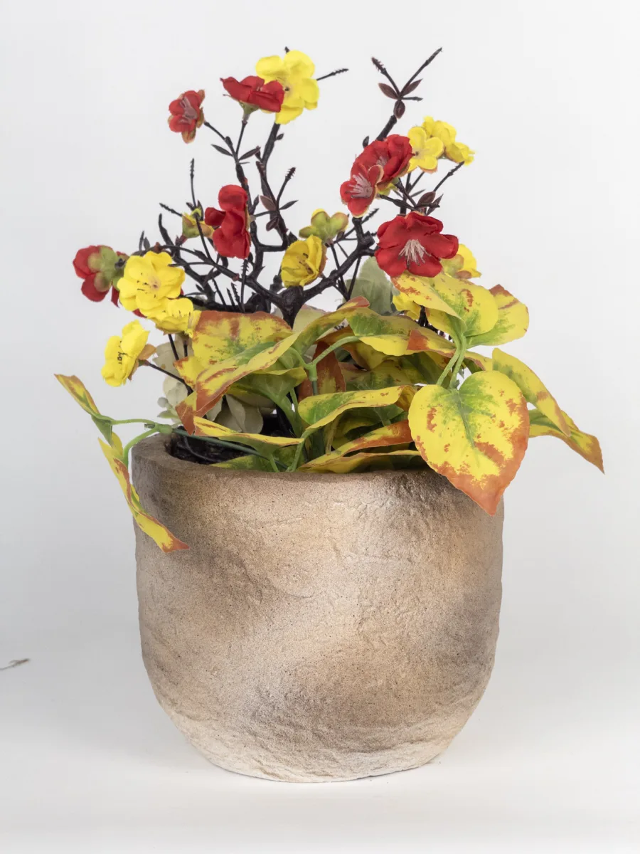 Classic Ceramic Planter — 8" Dia × 9" Height — Primary View