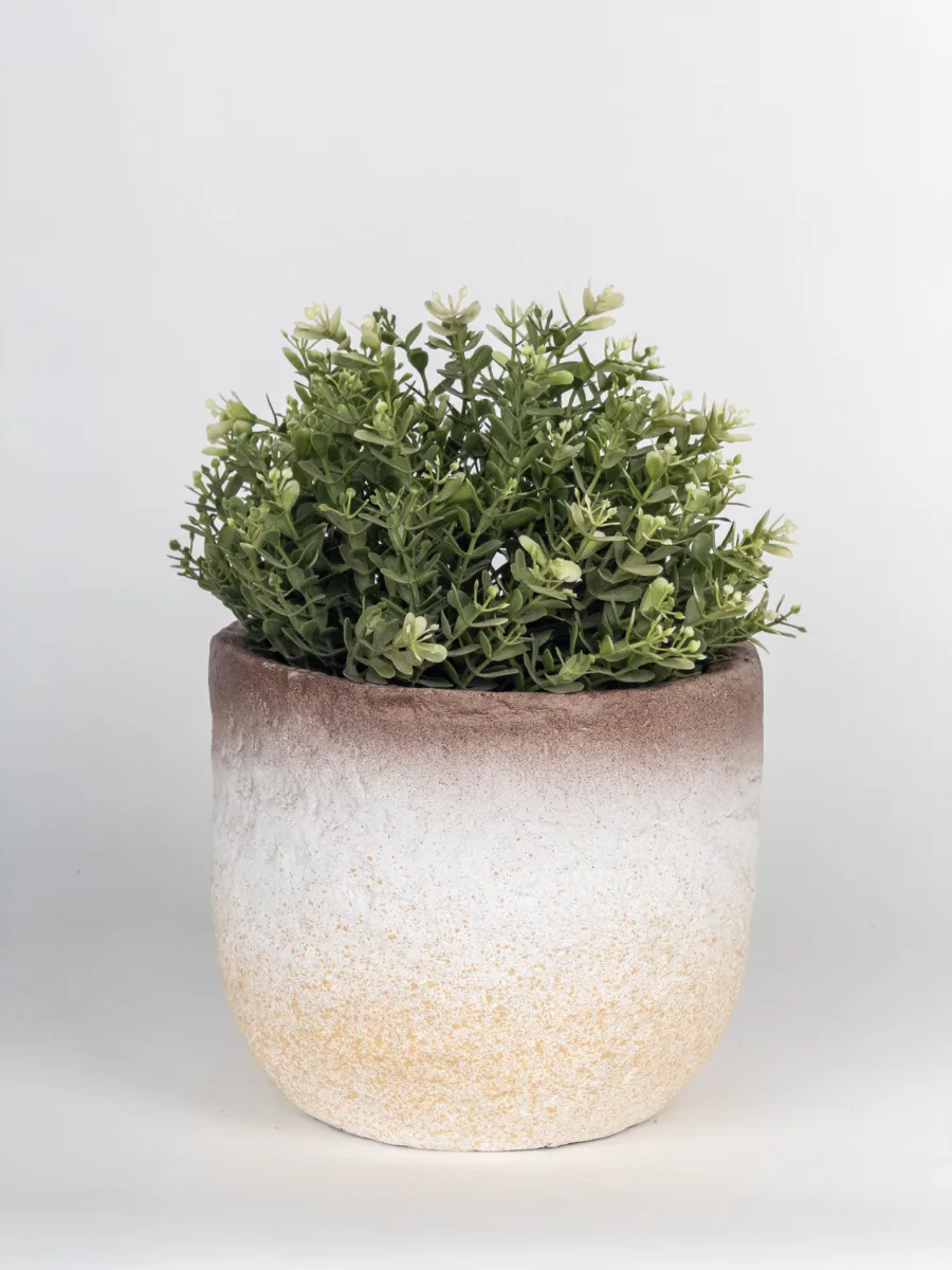 Classic Ceramic Planter — 9" Dia × 8" Height — Primary View