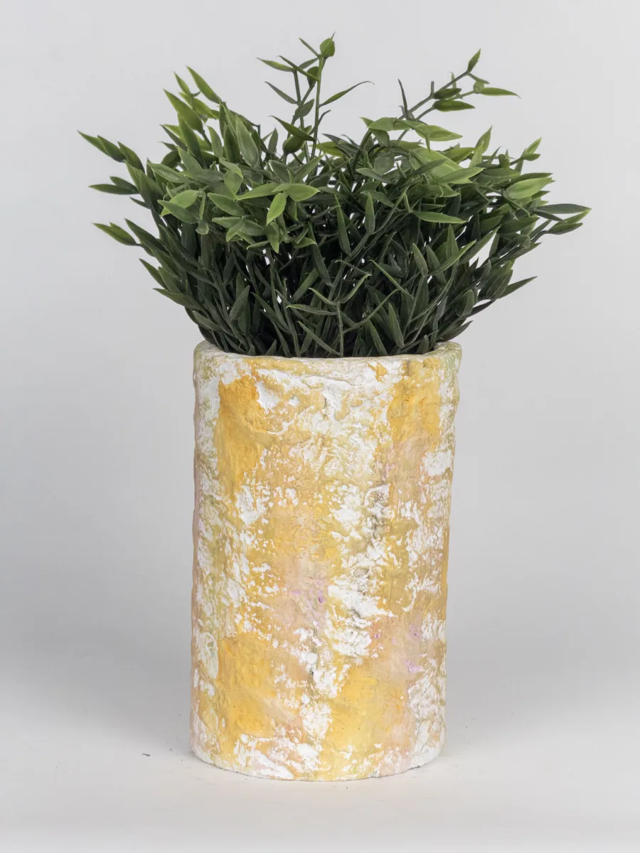 Classic Ceramic Planter — 6" Dia × 5.5" Height — Primary View
