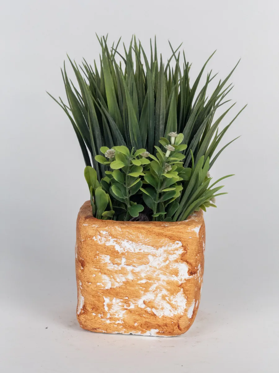 Classic Ceramic Planter — 7" Dia × 7" Height — Primary View