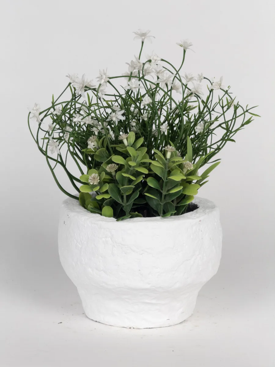 Classic Ceramic Planter — 5" Dia × 7.5" Height — Primary View
