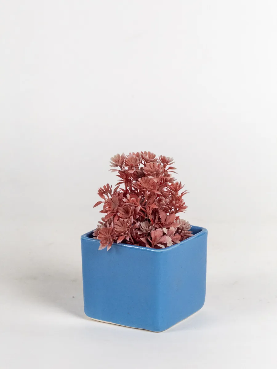 Classic Ceramic Planter — 5" Dia × 3.5" Height — Primary View