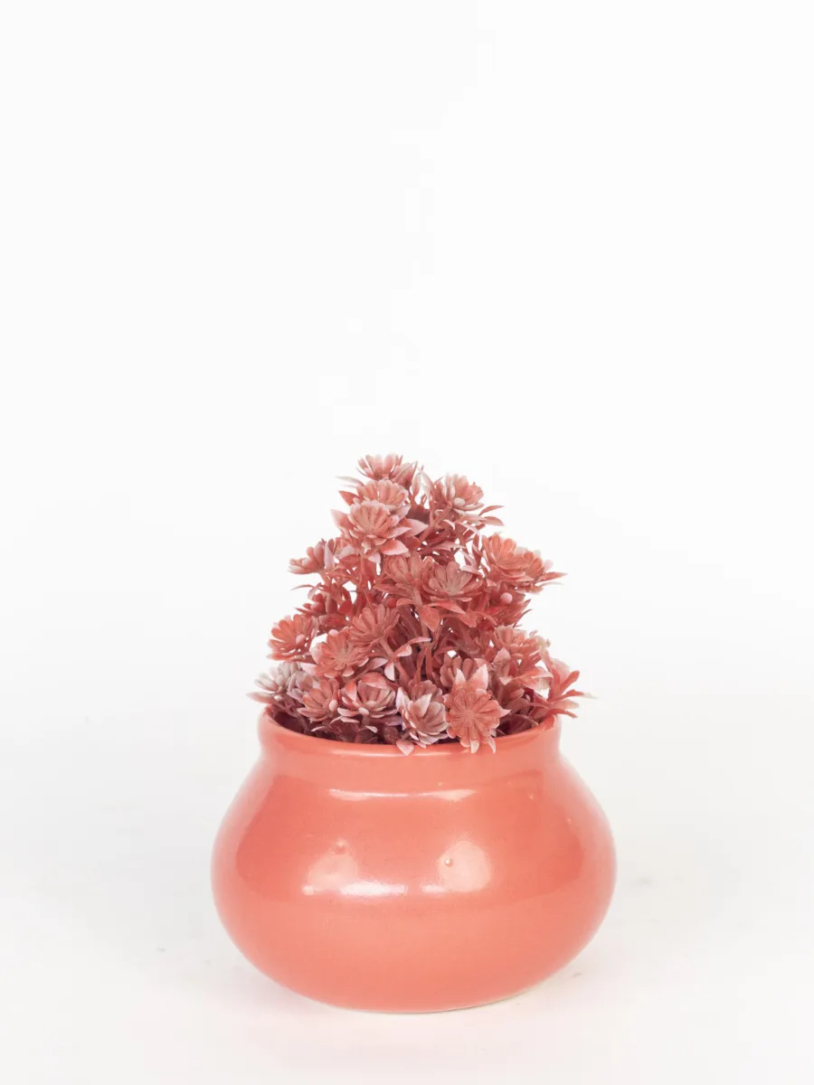 Classic Ceramic Planter — 3.5" Dia × 4" Height — Primary View