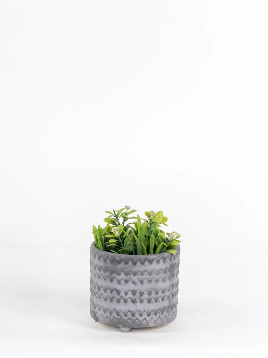 Classic Ceramic Planter — 4.5" Dia × 4" Height — Primary View