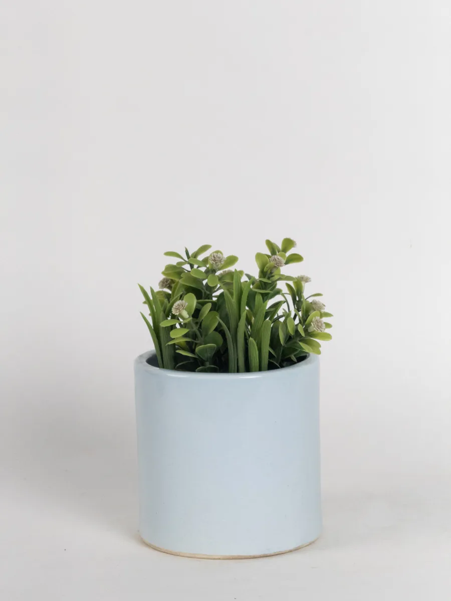 Classic Ceramic Planter — 3" Dia × 3" Height — Primary View