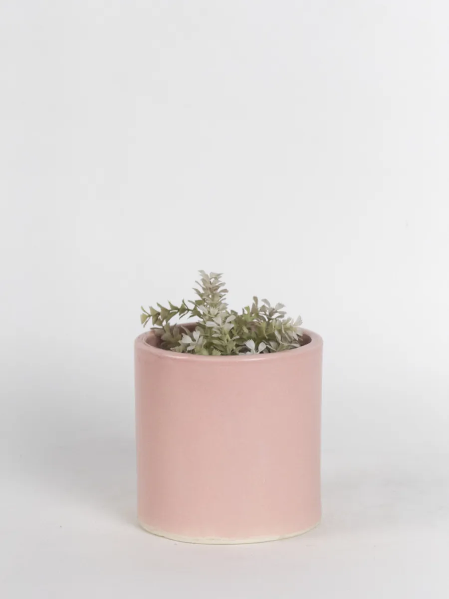 Classic Ceramic Planter — 5" Dia × 4.5" Height — Primary View