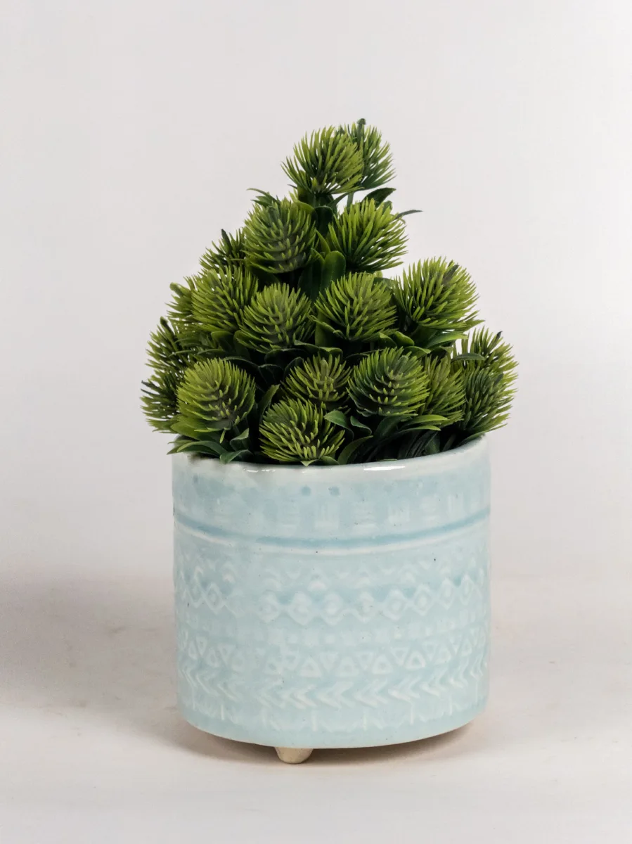 Classic Ceramic Planter — 5" Dia × 4.5" Height — Primary View