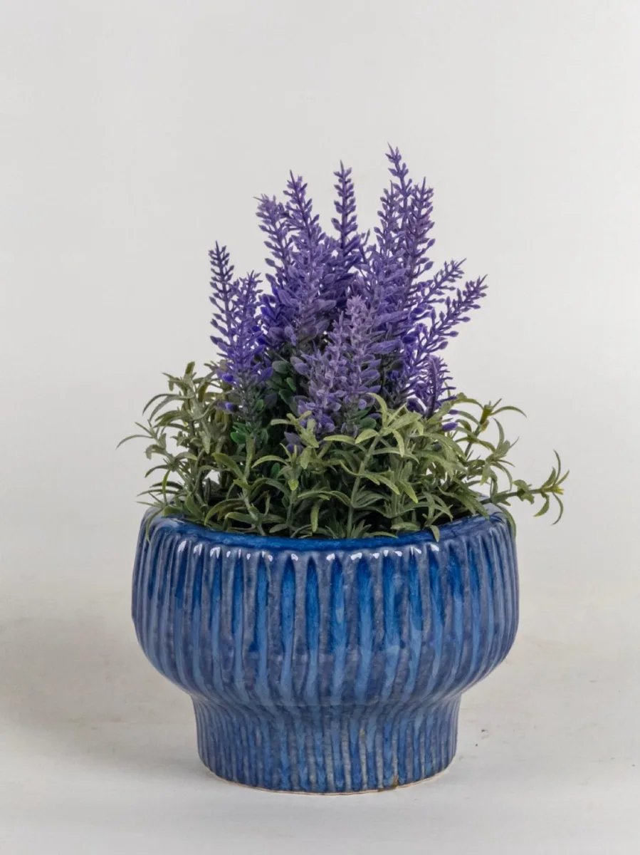 Classic Ceramic Planter — 4" Dia × 3.5" Height — Primary View