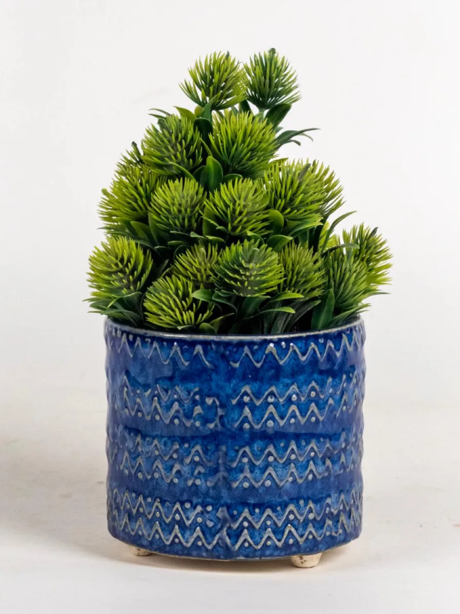 Classic Ceramic Planter — 4" Dia × 3" Height — Primary View