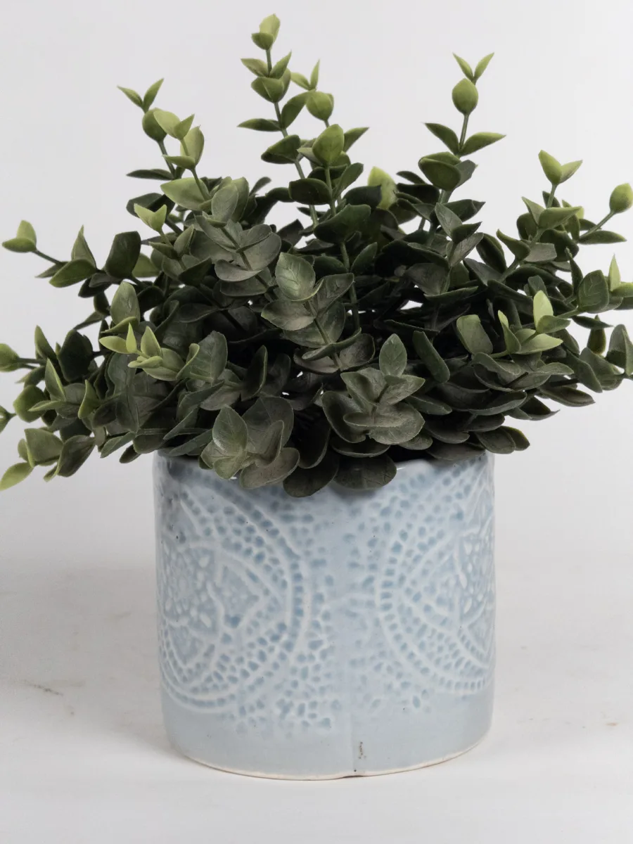 Classic Ceramic Planter — 5" Dia × 4.5" Height — Primary View