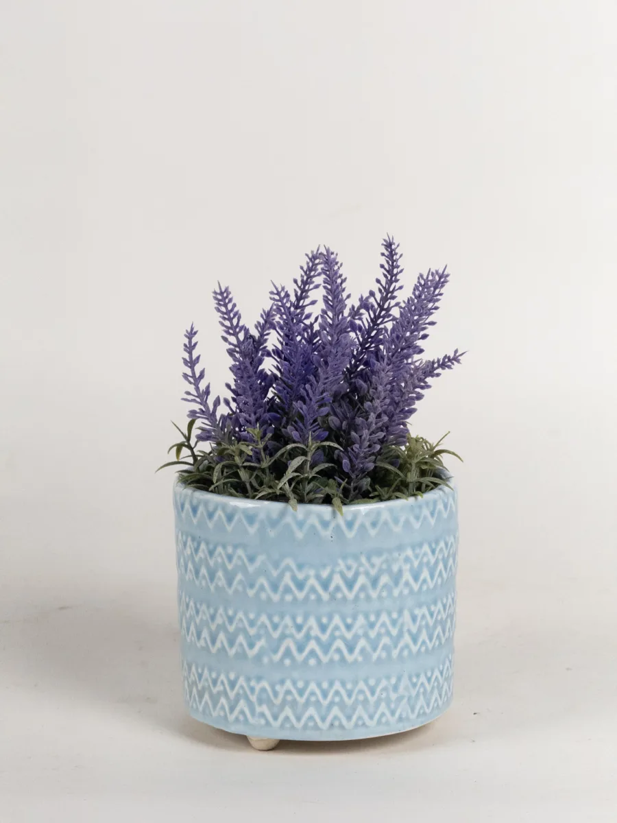 Classic Ceramic Planter — 4" Dia × 3.5" Height — Primary View