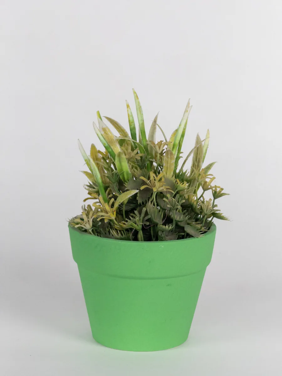 Classic Ceramic Planter — 4" Dia × 4" Height — Primary View