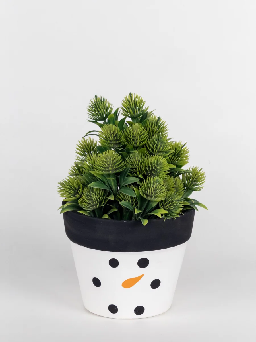 Classic Ceramic Planter — 5" Dia × 4" Height — Primary View