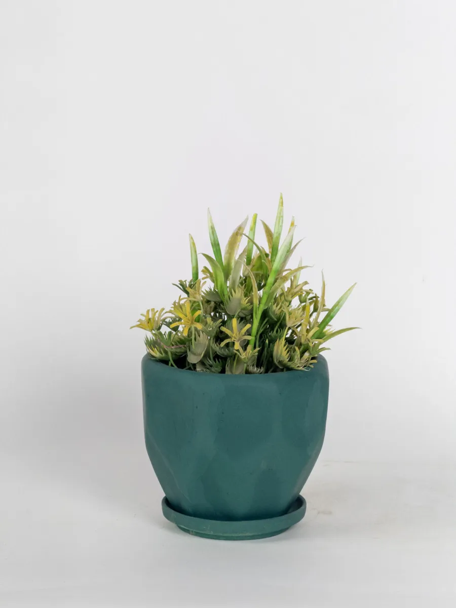Classic Ceramic Planter — 4.5" Dia × 4" Height — Primary View