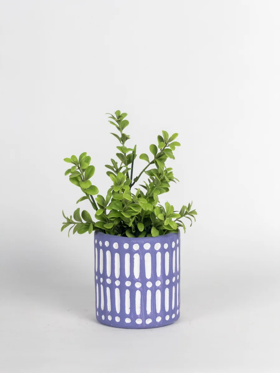 Classic Ceramic Planter — 5" Dia × 5" Height — Primary View