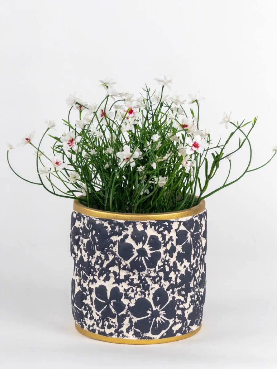 Classic Ceramic Planter — 3" Dia × 4" Height — Primary View