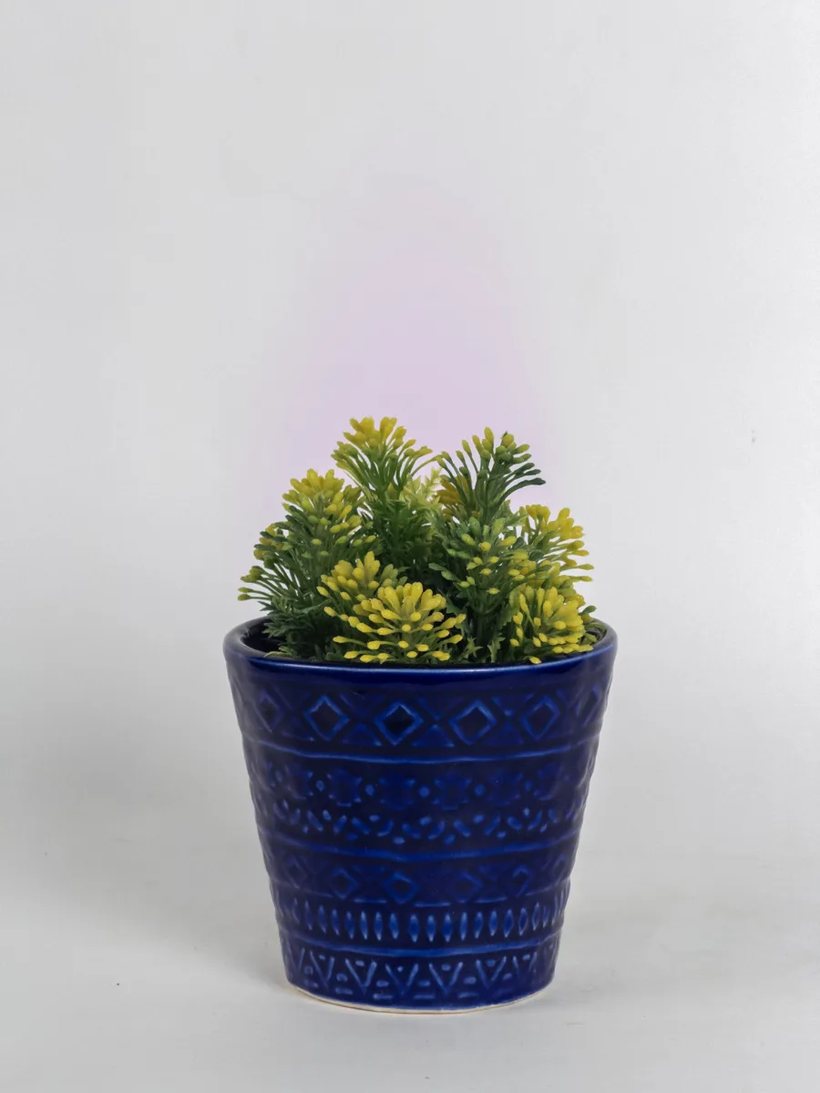 Classic Ceramic Planter — 5.5" Dia × 5" Height — Primary View