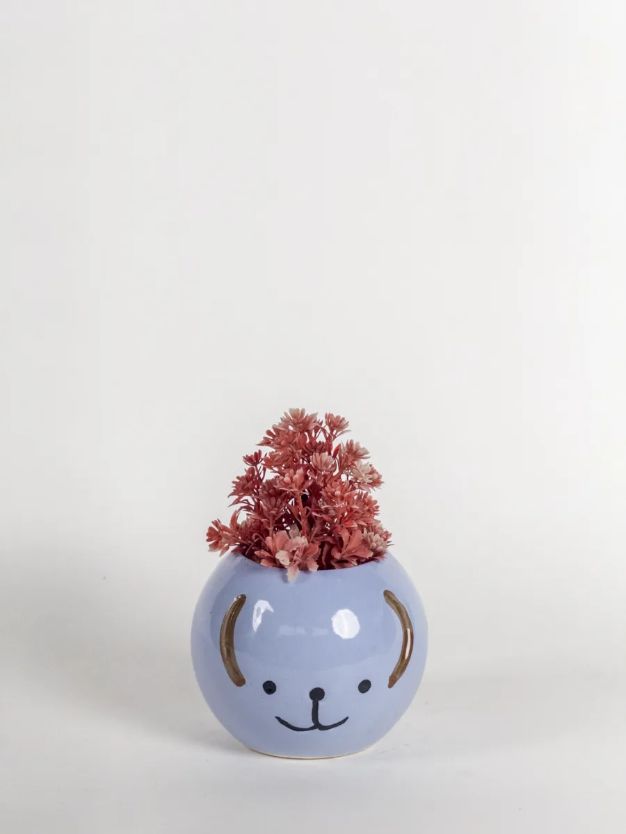 Classic Ceramic Planter — 4.5" Dia × 4" Height — Primary View