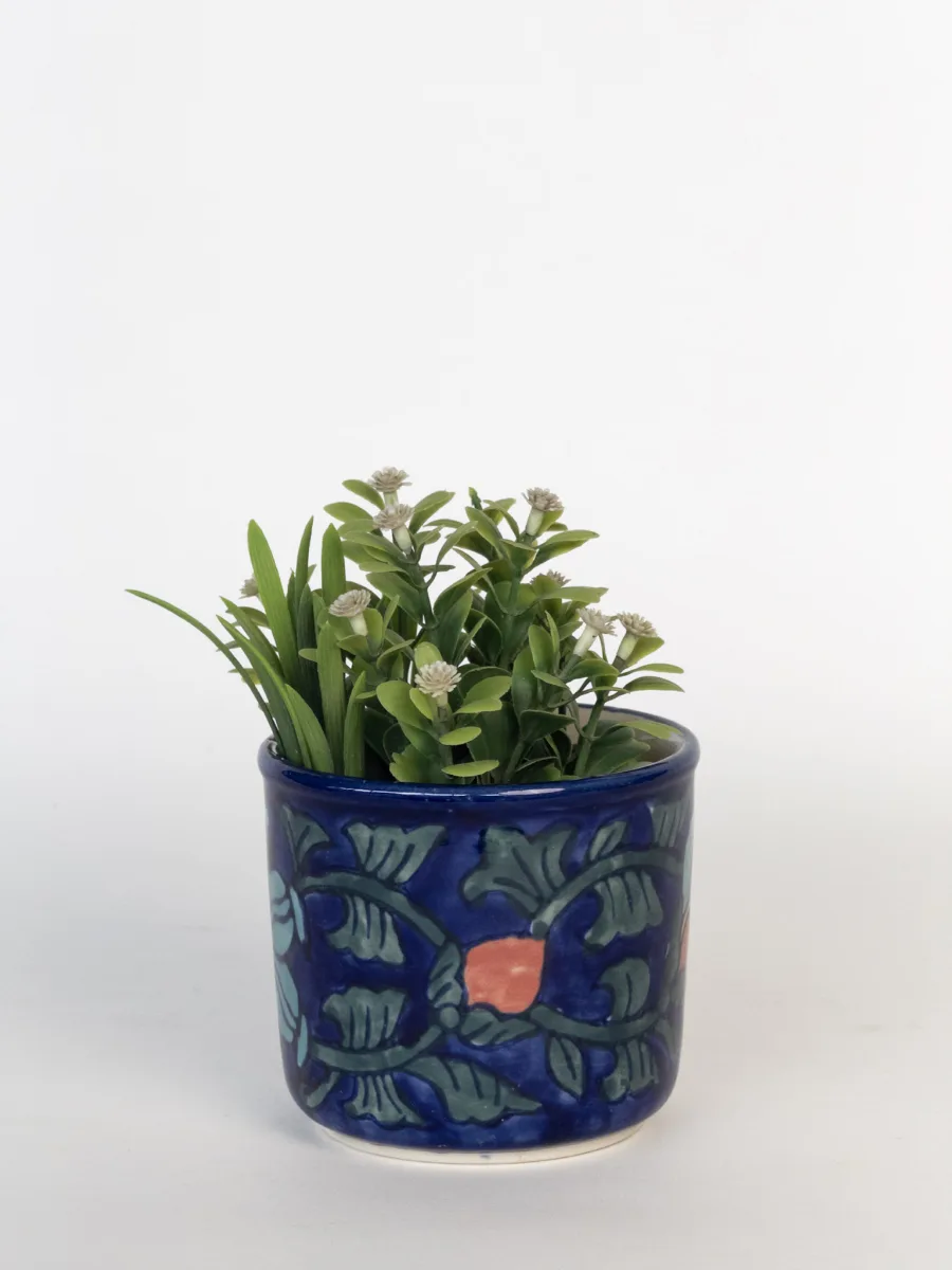 Classic Ceramic Planter — 5" Dia × 5.5" Height — Primary View
