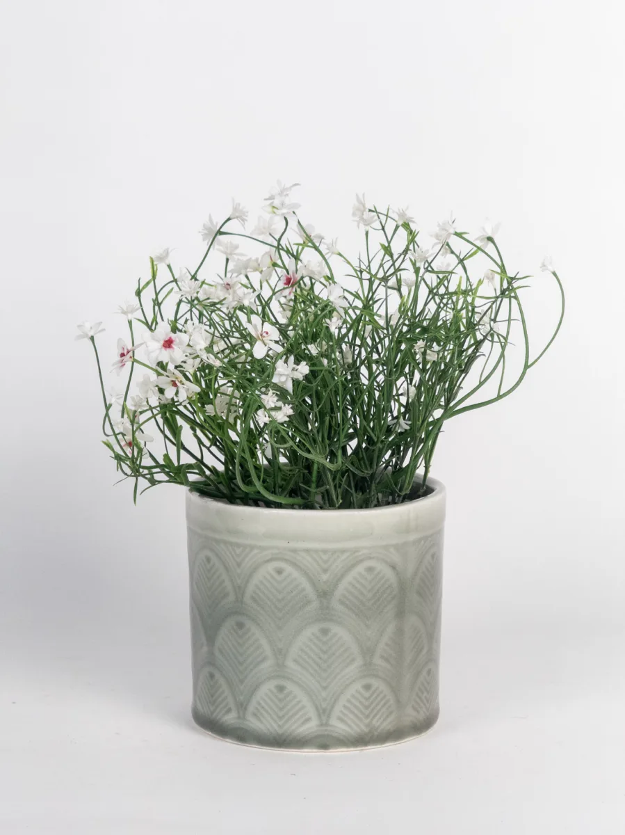 Classic Ceramic Planter — 3.5" Dia × 3" Height — Primary View