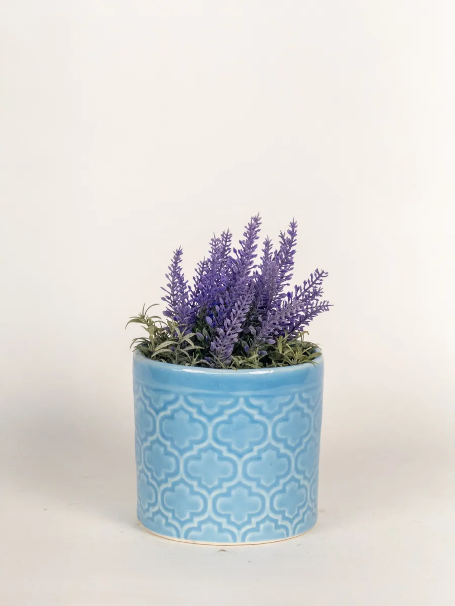 Classic Ceramic Planter — 6" Dia × 6" Height — Primary View