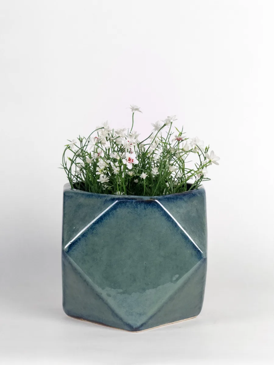 Classic Ceramic Planter — 4.5" Dia × 4" Height — Primary View