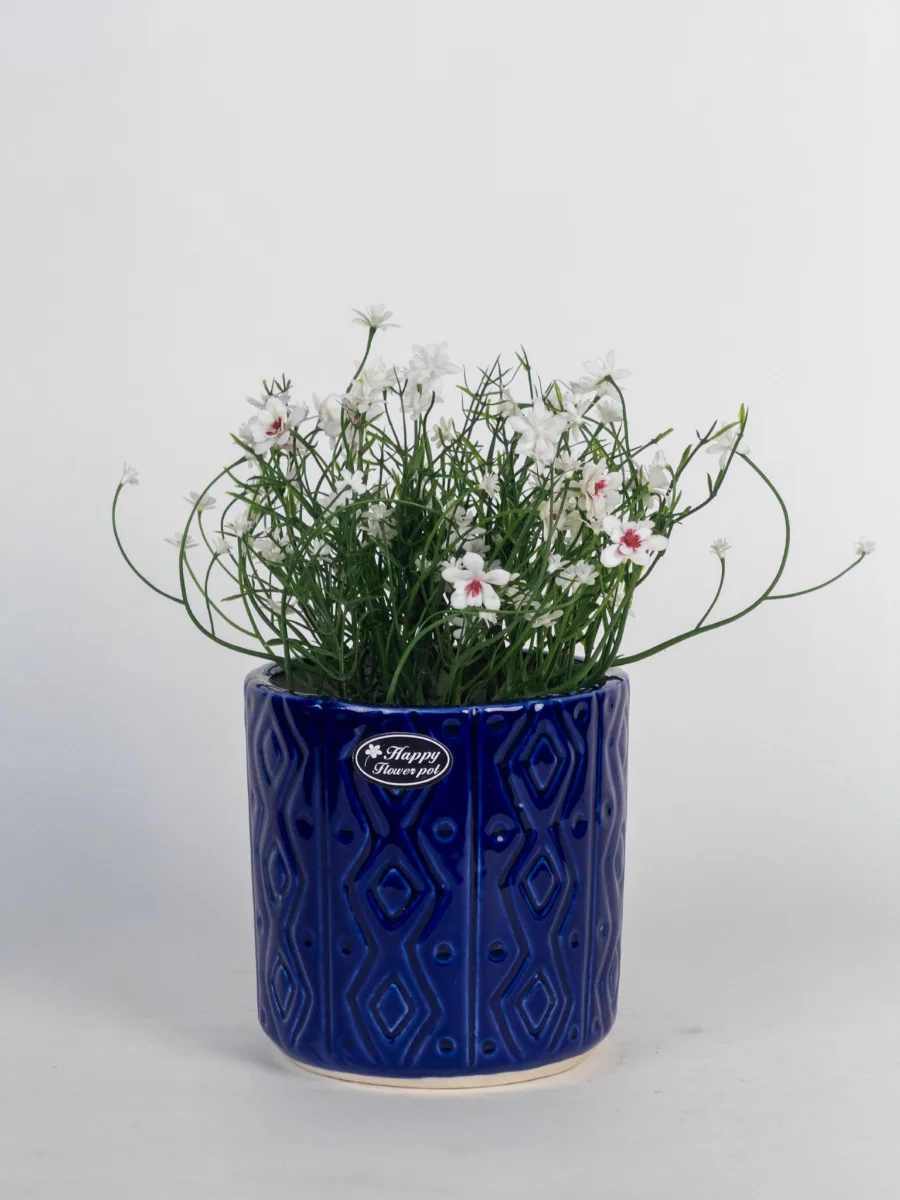 Classic Ceramic Planter — 4.5" Dia × 4" Height — Primary View