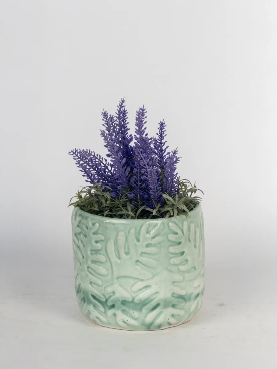 Classic Ceramic Planter — 5" Dia × 4.5" Height — Primary View