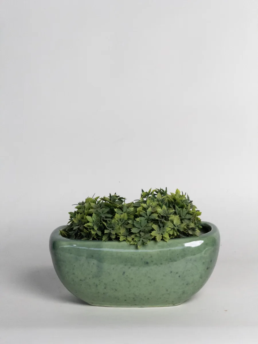 Classic Ceramic Planter — 5" Dia × 6" Height — Primary View