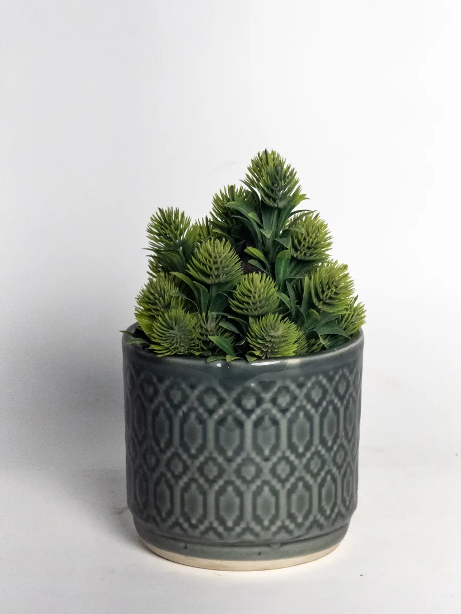 Classic Ceramic Planter — 5" Dia × 4" Height — Primary View