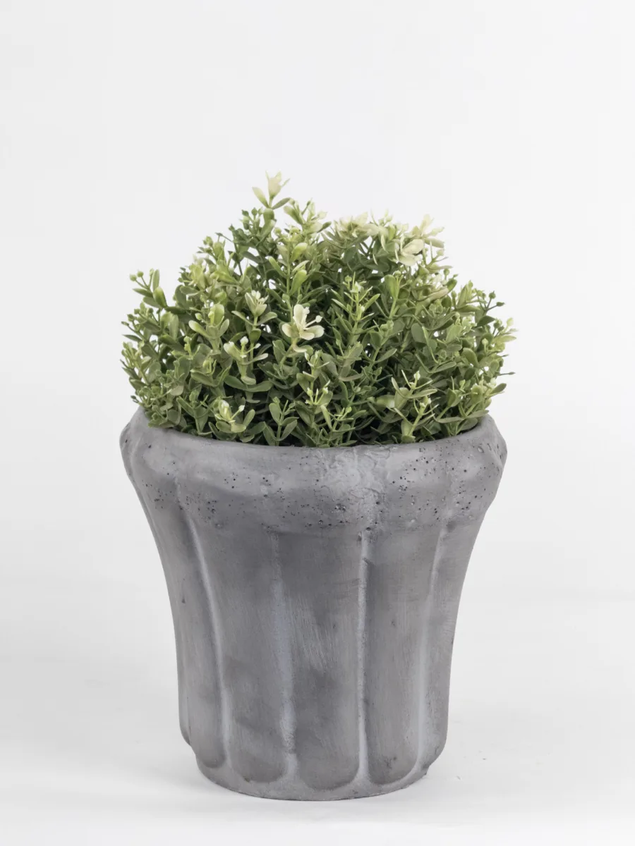 Classic Ceramic Planter — 5" Dia × 4.5" Height — Primary View