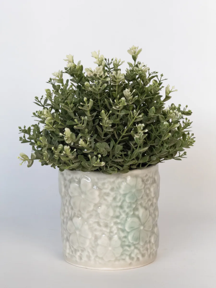 Classic Ceramic Planter — 4.5" Dia × 4.5" Height — Primary View
