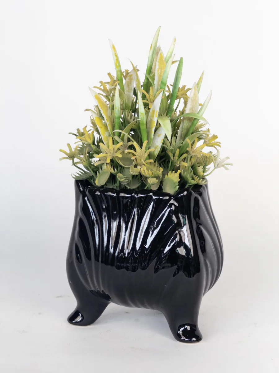 Classic Ceramic Planter — 4.5" Dia × 4.5" Height — Primary View