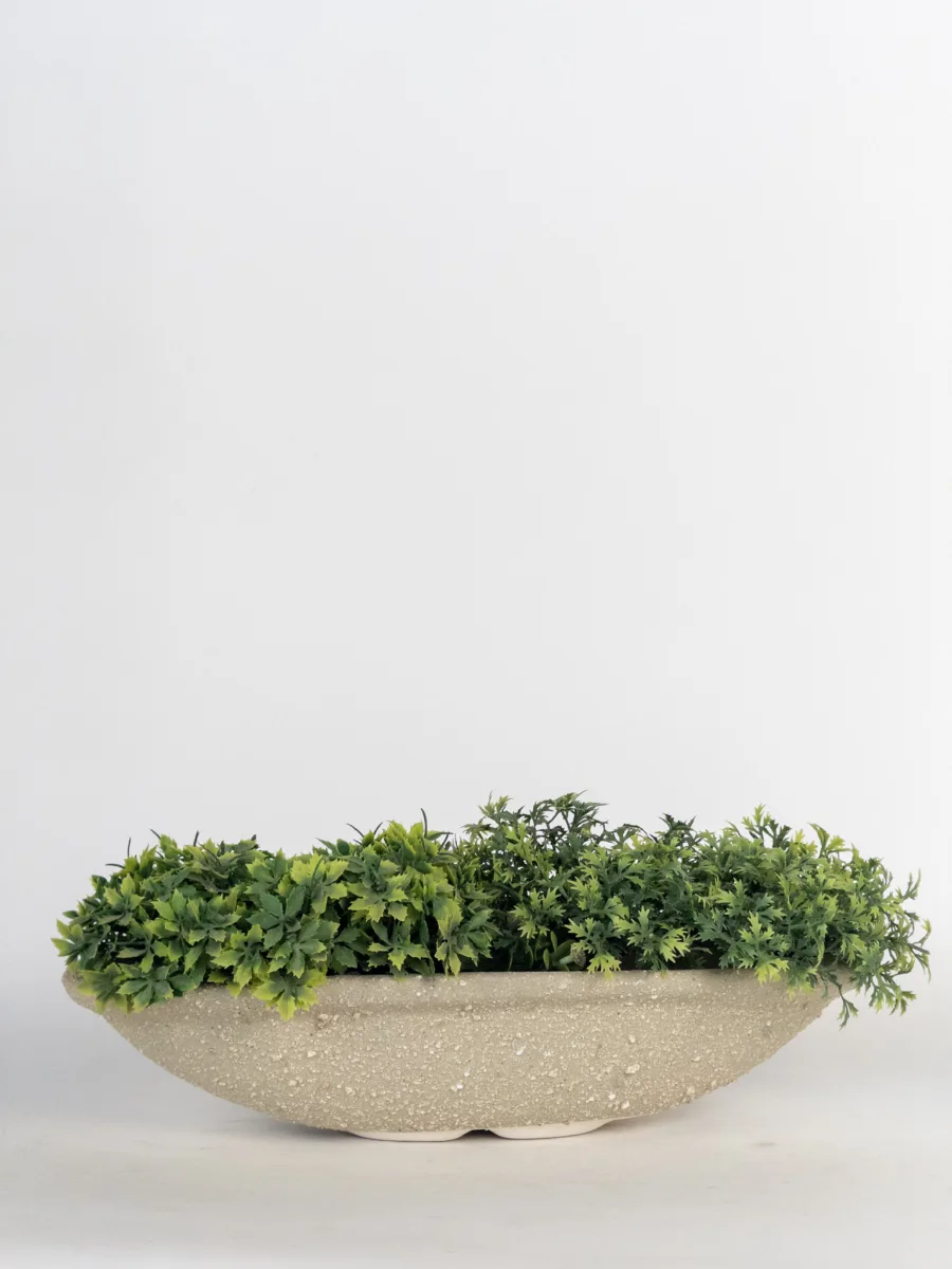 Classic Ceramic Planter — 4.5" Dia × 3.5" Height — Primary View
