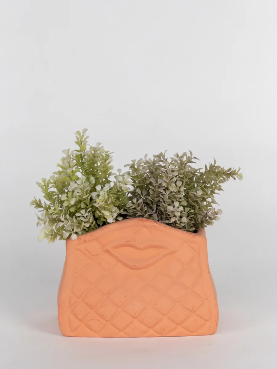 Classic Ceramic Planter — 7" Dia × 2" Height — Primary View