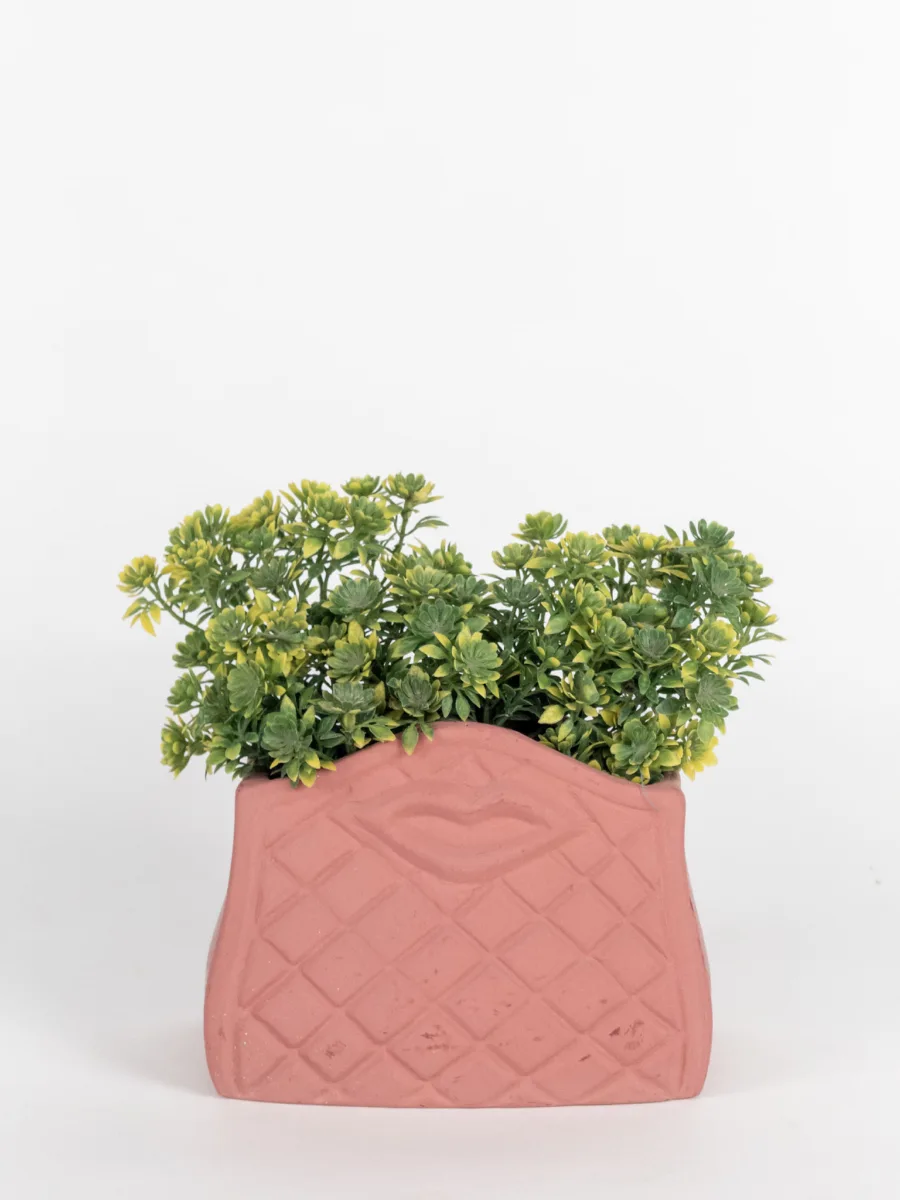 Classic Ceramic Planter — 4" Dia × 4" Height — Primary View