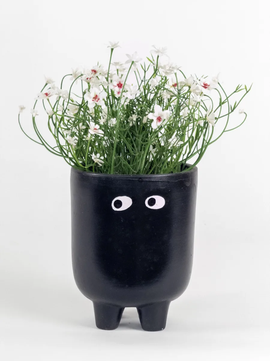 Classic Ceramic Planter — 6" Dia × 5" Height — Primary View