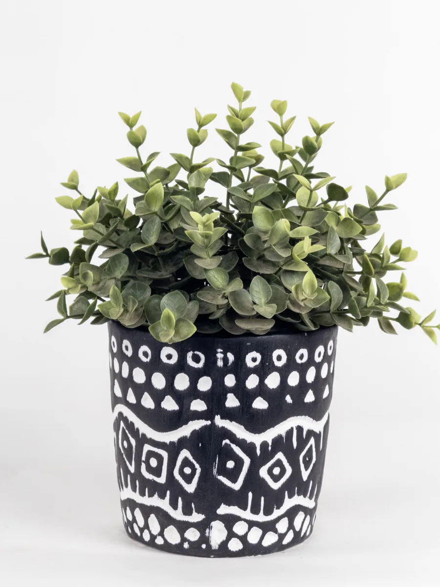 Classic Ceramic Planter — 5" Dia × 4" Height — Primary View