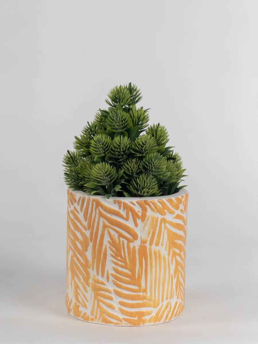 Classic Ceramic Planter — 5" Dia × 4" Height — Primary View