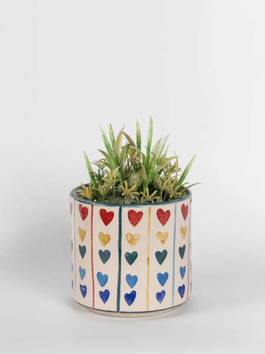 Classic Ceramic Planter Set of 2 (2" Dia) — Primary View