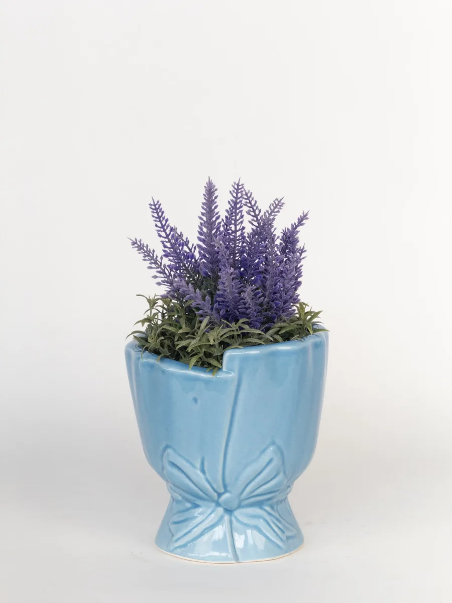 Classic Ceramic Planter — 5" Dia × 5" Height — Primary View