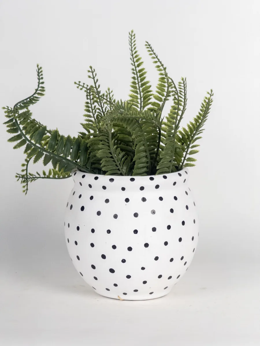 Classic Ceramic Planter — 4.5" Dia × 4.5" Height — Primary View