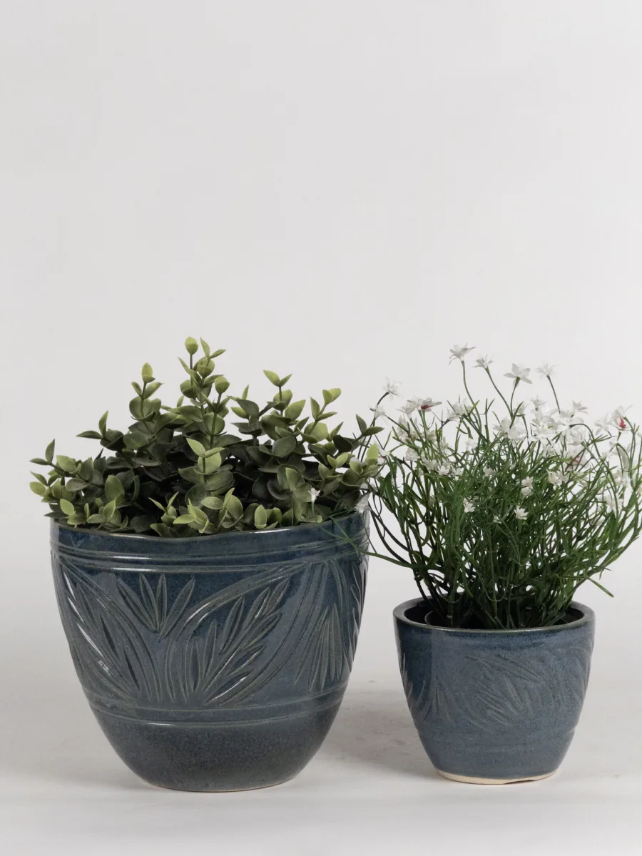 Classic Ceramic Planter — 6.5" Dia × 5" Height — Primary View