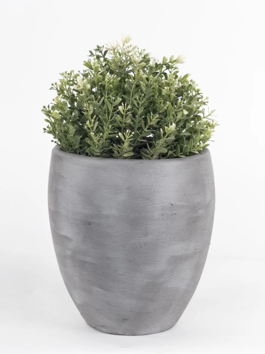 Classic Ceramic Planter — 5" Dia × 5.5" Height — Primary View