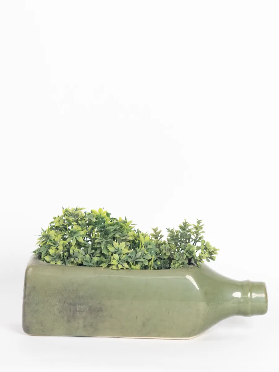 Classic Ceramic Planter — 5" Dia × 5.5" Height — Primary View