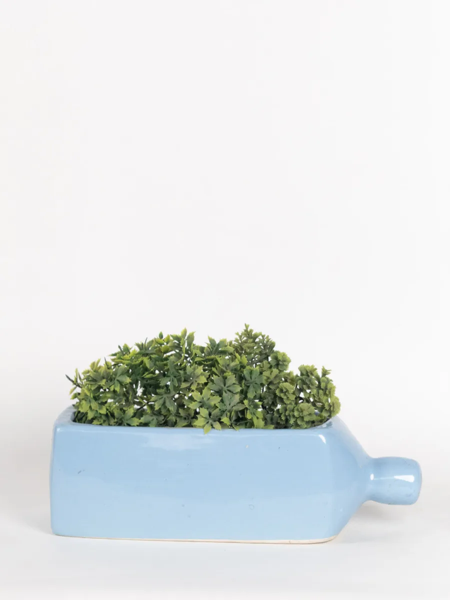 Classic Ceramic Planter — 6" Dia × 6.5" Height — Primary View