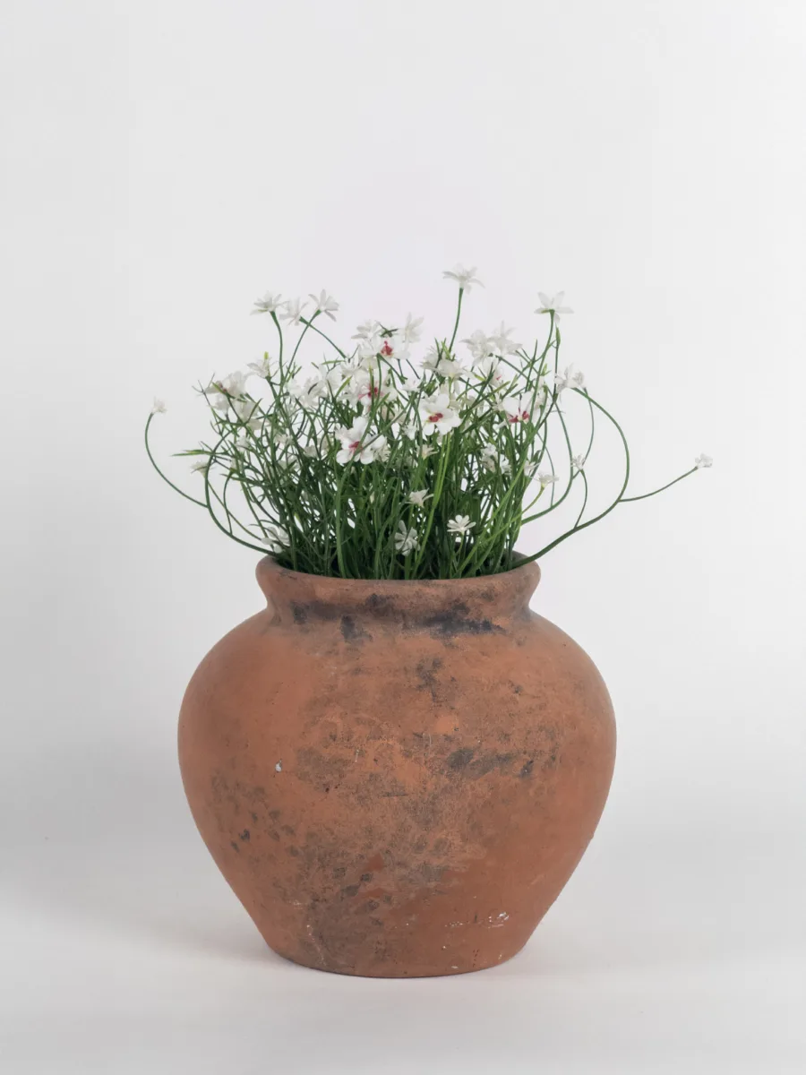 Classic Ceramic Planter — 7" Dia × 6" Height — Primary View